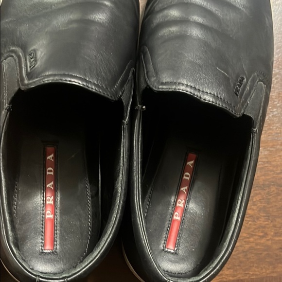 Prada Men's Black Slip-On Shoes - Picture 6 of 10